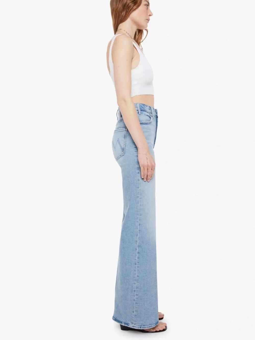 MOTHER The Hustler Roller Sneak Jeans I Confess - Picture 2 of 9